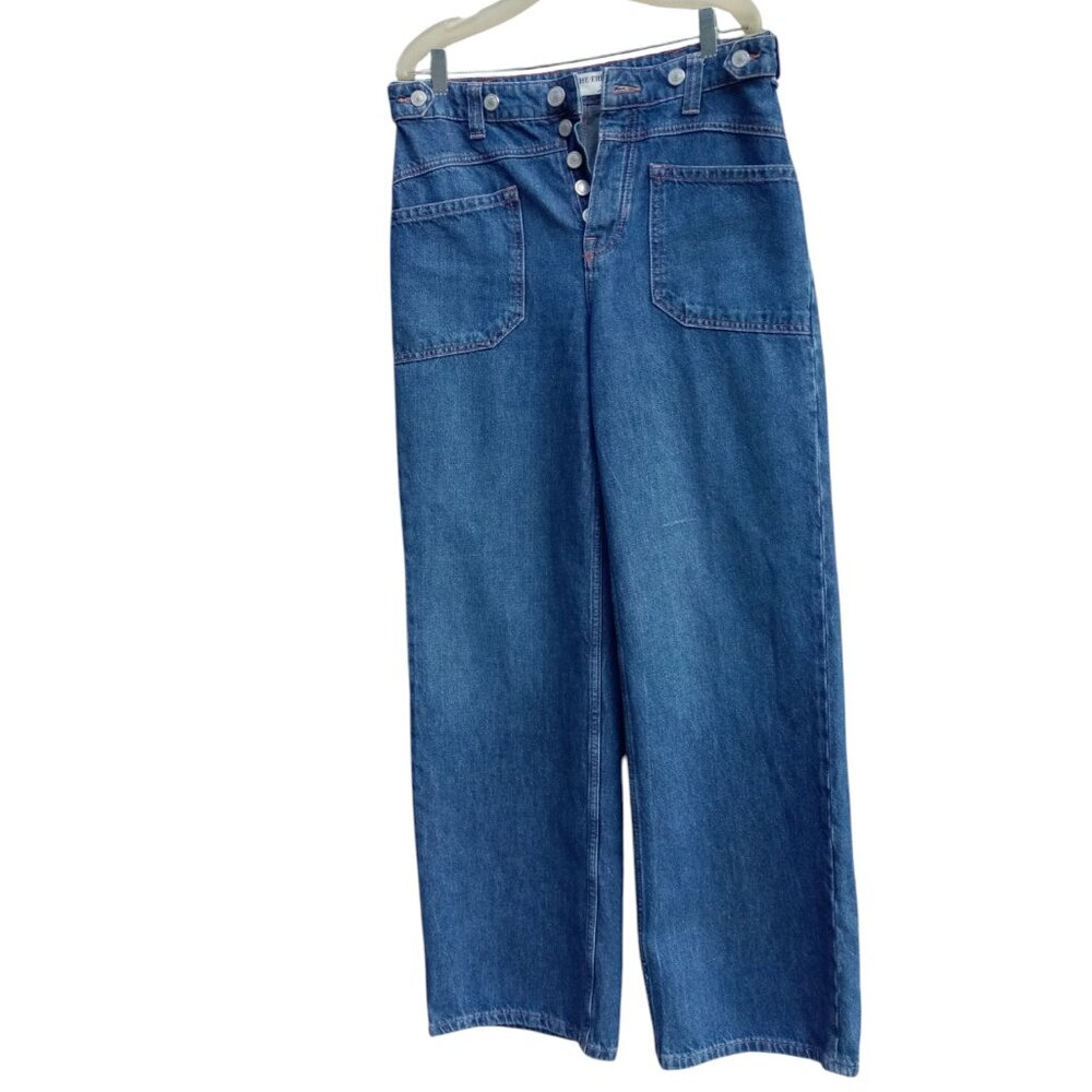 We The Free Denim Flare Button Fly Jeans sz 26